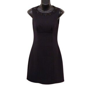 Kate Spade Empire Waist Bejeweled Neckline Sleeveless A Line Dress- Sz. 0